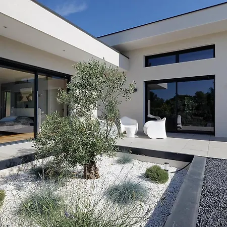 Maison D'architecte Baia Piscine Plein Sud Villa Uzes