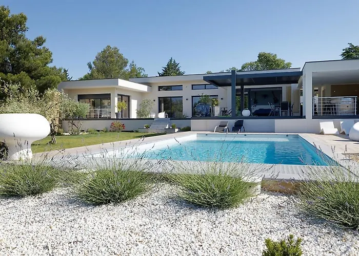 Maison D'architecte Baia Piscine Plein Sud 빌라 *