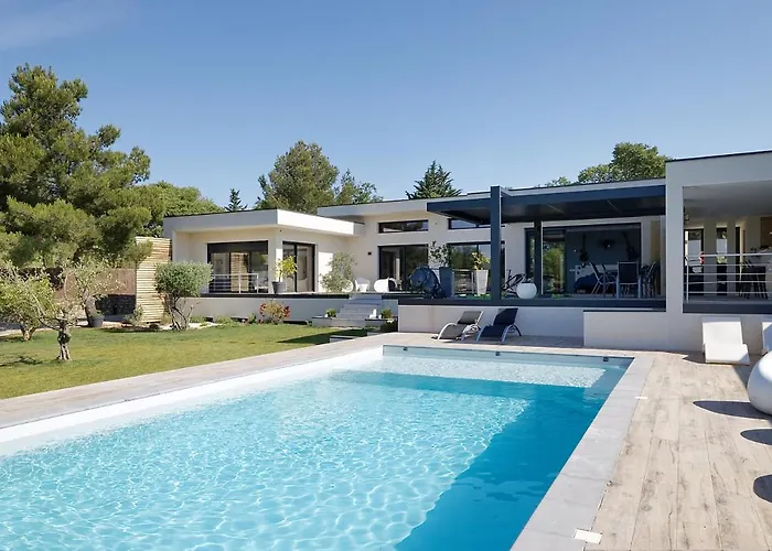 빌라 Maison D'architecte Baia Piscine Plein Sud 위제